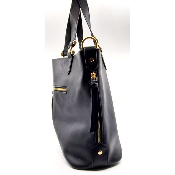 New INC Black Elliah Wrap Tote $99.50 - Picture 6 of 8